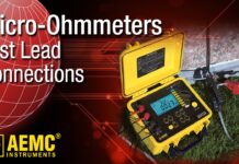 AEMC® – Micro-Ohmmeter Test Lead Connections