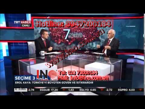 Güven Kepçe Makine – İstanbul Milletvekili Erol Kaya TRT Haber’de Konuk Odası Programı