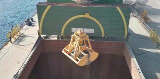 GUVEN GRAB – BULK OPERATIONS – RADIO REMOTE CONTROL GRAB – CLINKER LOADING