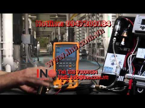 Testing a pressure transmitter with the Fluke-754 DPC