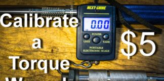 Calibrate a Torque Wrench with a $5 Luggage Scale!