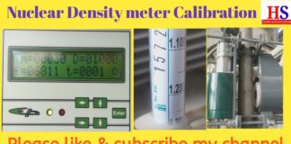 || How to calibration density meter || Nuclear Density meter || Calibration|| $ New Installations $