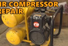 Air Compressor Repair – Leaking Line Fitting/Check Valve