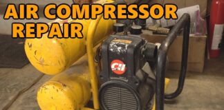 Air Compressor Repair – Leaking Line Fitting/Check Valve