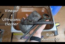 Is Vinegar + Ultrasonic Cleaner Effective Against Rust?