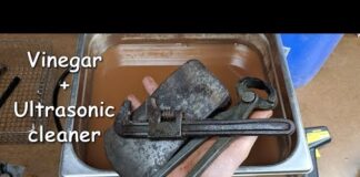 Is Vinegar + Ultrasonic Cleaner Effective Against Rust?