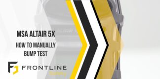 MSA ALTAIR 5X – How to Manually Bump Test