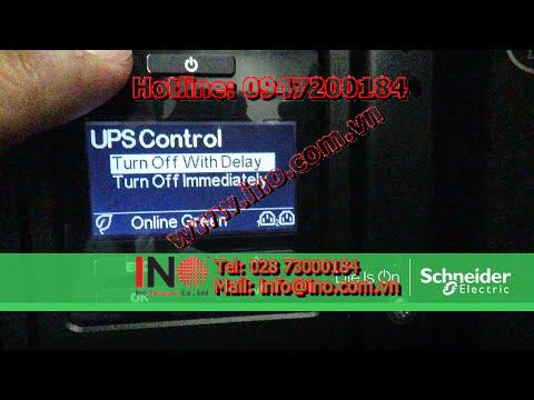 How to Change SRT UPS to Bypass Mode