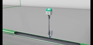 How to install a compressed air flow meter under pressure?