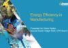Energy Efficiency in Manufacturing – June 21, 2018