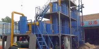 Energy saving biomass gasifier power plant