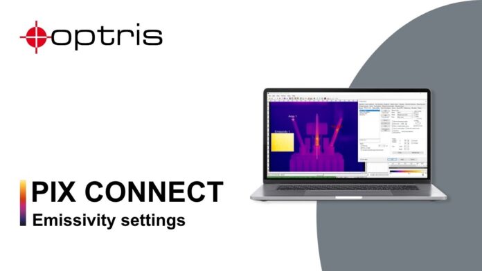 PIX Connect: Emmisivity settings | optris | Calibrator Việt Nam