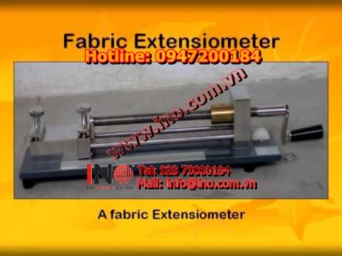 Testing of textile fabrics: fabric extensiometer eng | Calibrator Việt Nam