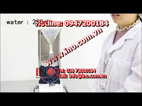 AATCC 22 Water Repellency Spray Test | GESTER Spray Rating Tester | Calibrator Việt Nam