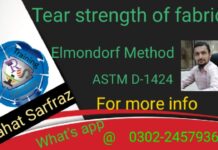 Tear strength of fabric | Elmendorf method | ASTM D 1424 | Textile testing | Calibrator Việt Nam