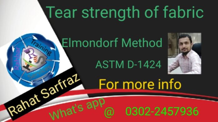 Tear strength of fabric | Elmendorf method | ASTM D 1424 | Textile testing | Calibrator Việt Nam