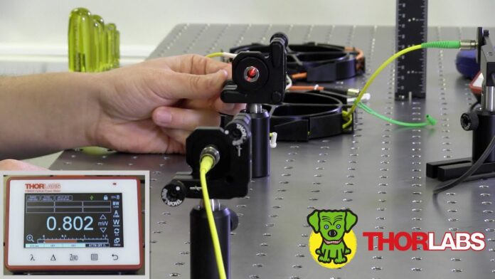 Align Fiber Collimators to Create Free Space Between Single Mode Fibers | Thorlabs Insights | Calibrator Việt Nam
