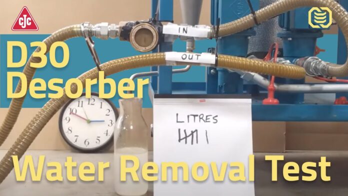 C.C.JENSEN D30 Desorber water removal demo | Thiết bị hiệu chuẩn Calibrator