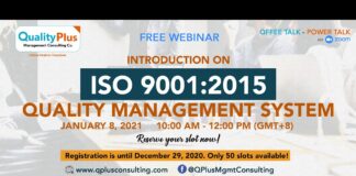 Webinar on Introduction on ISO 9001 2015 Quality Management System | Thiết bị hiệu chuẩn Calibrator