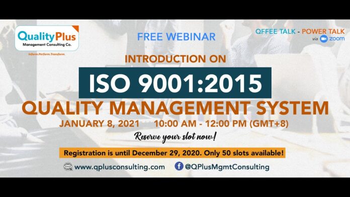 Webinar on Introduction on ISO 9001 2015 Quality Management System | Thiết bị hiệu chuẩn Calibrator