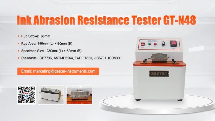 Ink Rub Tester GT-N48 Printing Ink Decolorization Testing machine | Thiết bị hiệu chuẩn Calibrator