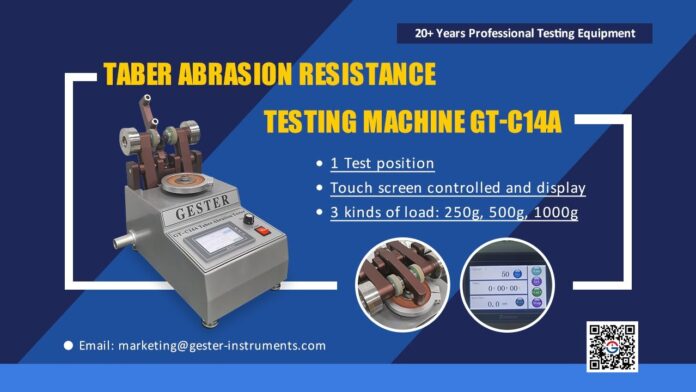 1 Test position Taber Abrasion Tester GT-C14A | Thiết bị hiệu chuẩn Calibrator