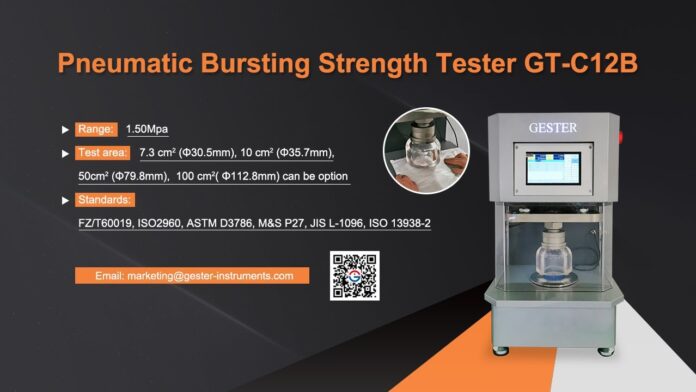 Textile Bursting Strength Tester GT-C12B | Thiết bị hiệu chuẩn Calibrator