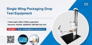 Single Wing Packaging Free Fall Drop Tester GT-LC05-1 | Thiết bị hiệu chuẩn Calibrator
