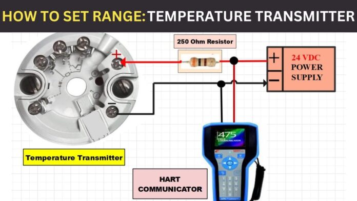 How to Set Range in Temperature Transmitter using HART Communicator | Thiết bị hiệu chuẩn Calibrator