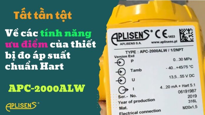 Cài đặt range đo cho thiết bị đo Áp suất chuẩn Hart Aplisens Việt Nam | APC-200ALW Aplisens