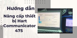 Thao tác upgrade thiết bị Hart Communicator 475 của hãng Emerson | Tư vấn cung cấp thiết bị Hart 475