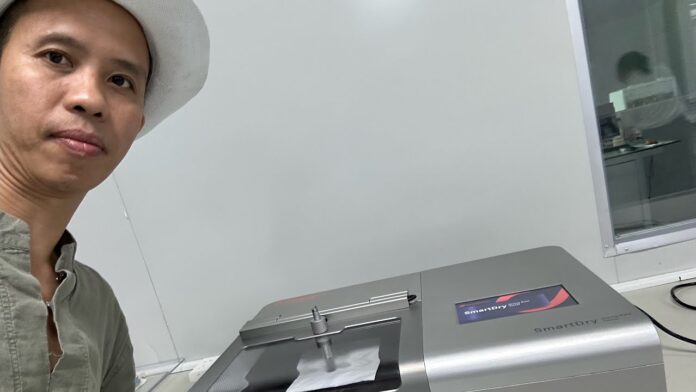 Khám phá thiết kế thông minh của máy thử nghiệm tốc độ khô của vải Drying Rate Tester – SmartDry