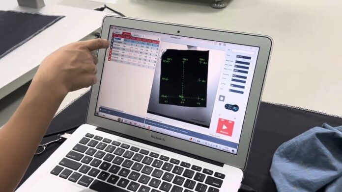 SmartVIEW. Thao tác sử dụng máy phân tích độ co giãn của vải. Hướng dẫn chi tiết. Solar S&S