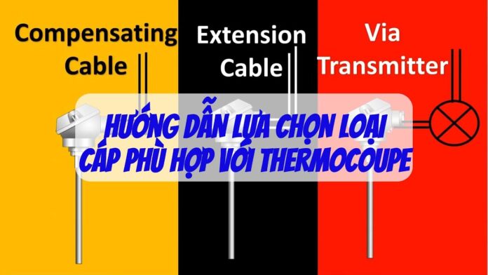HƯỚNG DẪN LỰA CHỌN LOẠI CÁP BÙ NHIỆT VÀ CÁP MỞ RỘNG CHO THERMOCOUPLE (CẶP NHIỆT ĐIỆN)