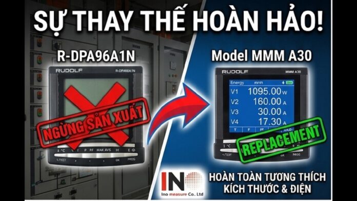 THAY THẾ HOÀN TOÀN: Rudolf R-DPA96A1N Digital Power Analyzer = MMM A30 Multifunction Measuring Meter
