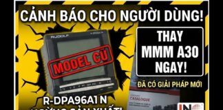 Tin tốt cho người dùng Model Rudolf R-DPA96A1N nay đã có Model thay thế chính thức là MMM A30