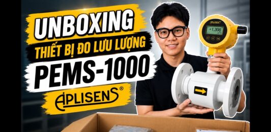 Unboxing Thiết Bị Đo Lưu Lượng Điện Từ PEMS-1000 APLISENS