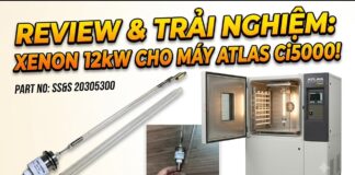 Bóng đèn Xenon 12kW thay thế cho Atlas Weather-Ometer Ci5000 — Solar S&S (SS&S-20305300)