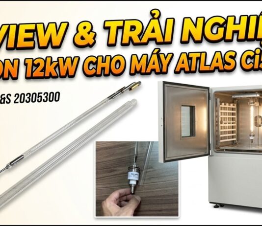 Bóng đèn Xenon 12kW thay thế cho Atlas Weather-Ometer Ci5000 — Solar S&S (SS&S-20305300)