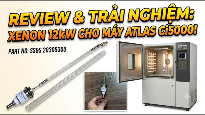 Bóng đèn Xenon 12kW thay thế cho Atlas Weather-Ometer Ci5000 — Solar S&S (SS&S-20305300)